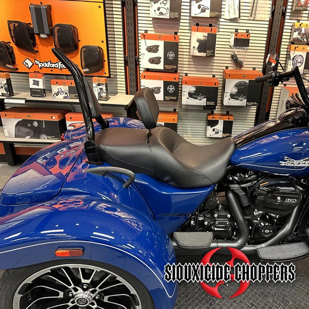 Siouxicide Choppers Road Glide 3 & Freewheeler Excalibur Sissy Bar Chrome, Tall 22, 1 1/2 In, For Freewheeler, For Harley Freewheeler 2015-2025
