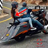 Siouxicide Choppers Excalibur Detachable Sissy Bar Backrest Black, Short 16, 1 1/4 In For Harley Touring 2009-2026