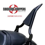 Siouxicide Choppers Excalibur Detachable Sissy Bar Backrest Black, Short 16, 1 1/4 In For Harley Touring 2009-2026