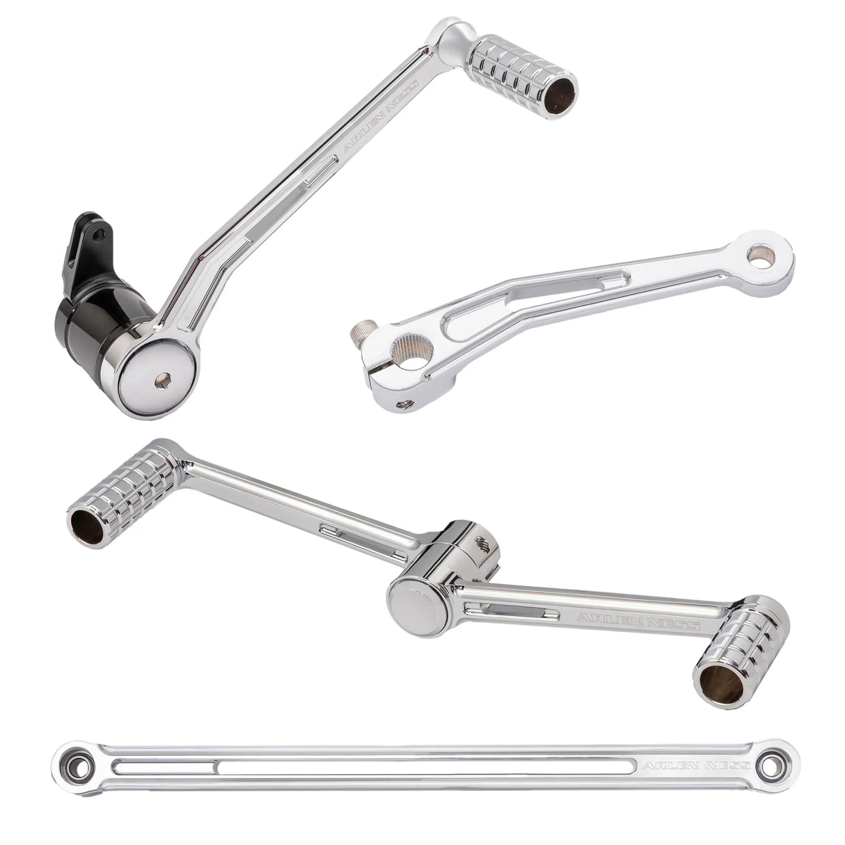 Arlen Ness SpeedLiner Foot Control Kit Chrome - 420-102 For Harley Touring 1999-2026