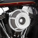 Arlen Ness Inverted Series Air Cleaner Kit — Slot Track Chrome - 18-914 For Harley Motorcycles 2017-2025