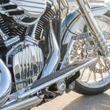 Arlen Ness SpeedLiner Foot Control Kit Solo Chrome - 420-105 For Harley Touring 1999-2026