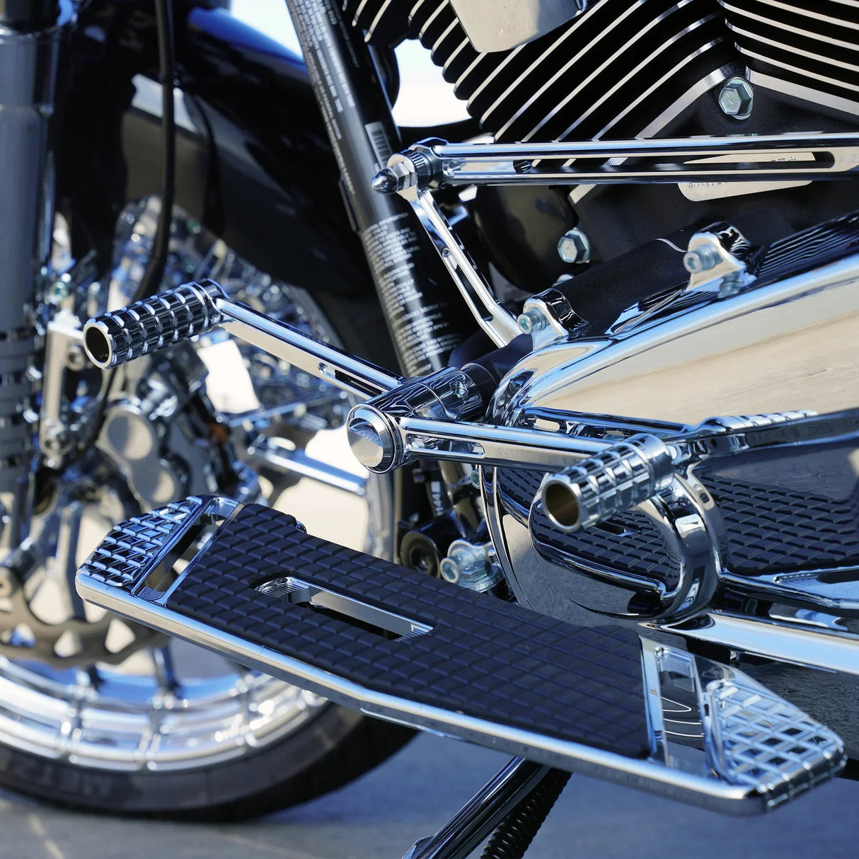 Arlen Ness SpeedLiner Foot Control Kit Chrome - 420-102 For Harley Touring 1999-2026