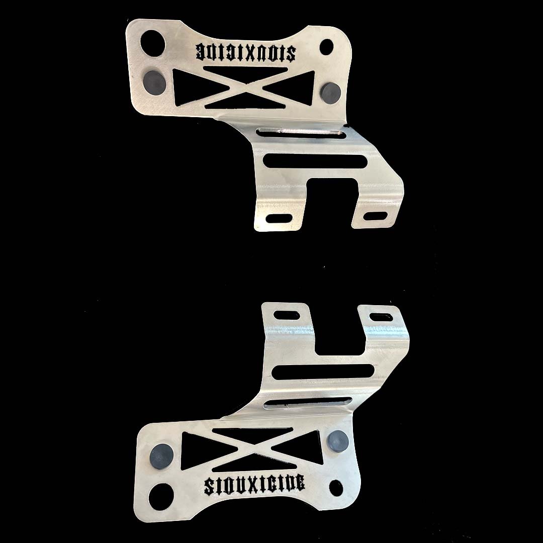 Siouxicide Choppers Bag Armor - For 2023.5-Up Road Glide and CVO, Chrome