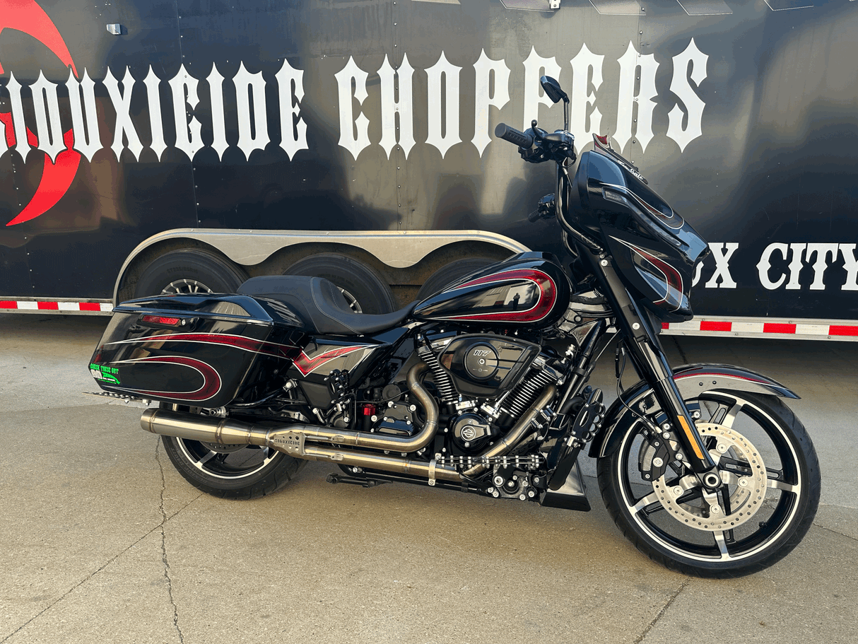 Siouxicide Choppers Harley M8 Touring Performance Stainless 2-1 Exhaust Pipe Shorty