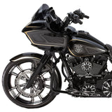 Arlen Ness Dual-Disc Hot Legs Fork Legs Black Anodized Smooth Dual Disc - 06-502 For Harley Touring 2008-2013