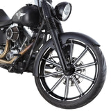 Arlen Ness Dual-Disc Hot Legs Fork Legs Black Anodized Smooth Dual Disc - 06-502 For Harley Touring 2008-2013
